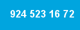 924 523 16 72 924 523 16 72